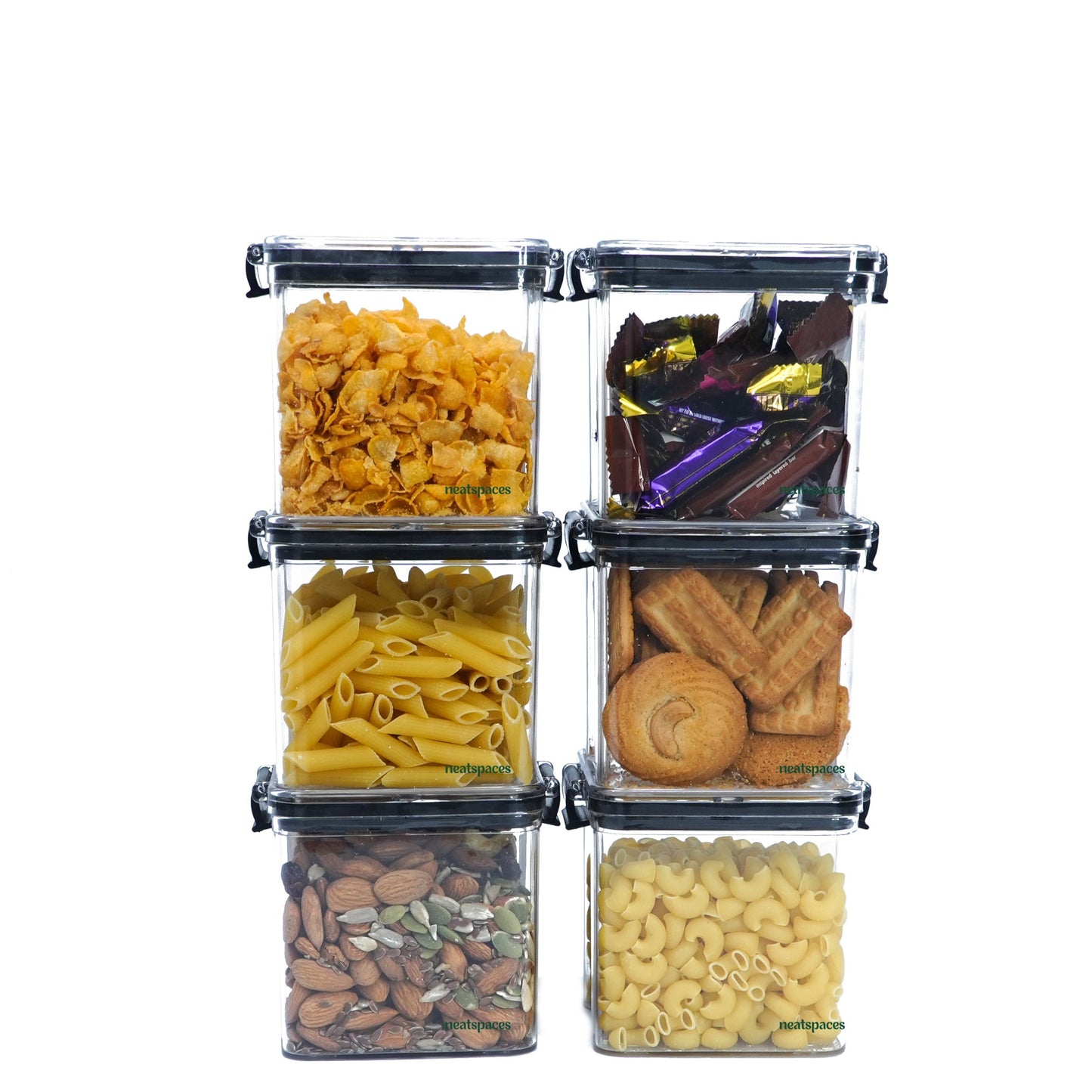 Lock Airtight Kitchen Storage Containers Set 700 ML