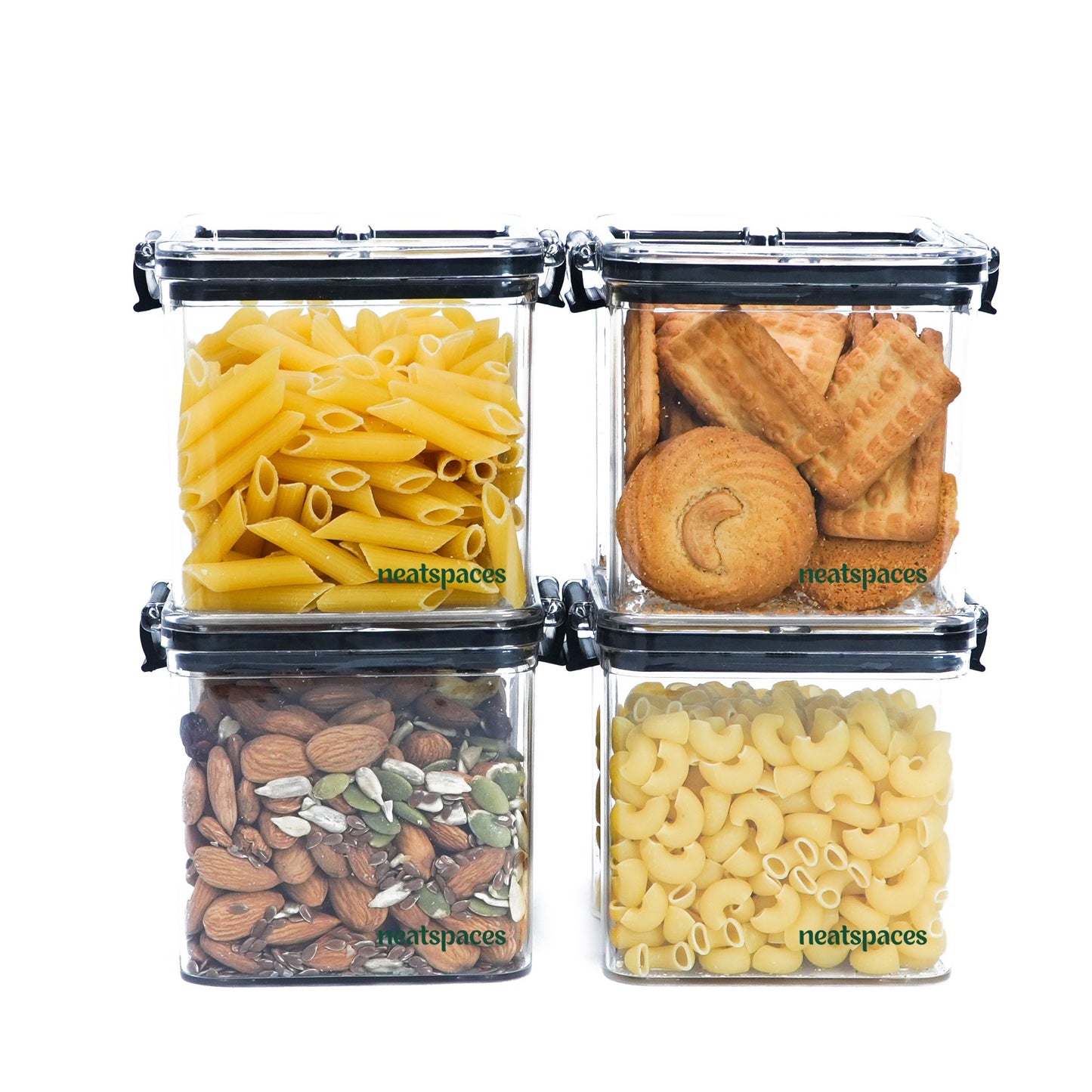Lock Airtight Kitchen Storage Containers Set 700 ML