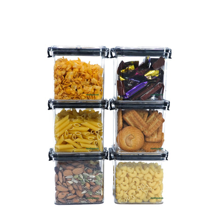 Lock Airtight Kitchen Storage Containers Set 700 ML